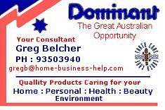  Greg Belcher : Dominant Oriflame